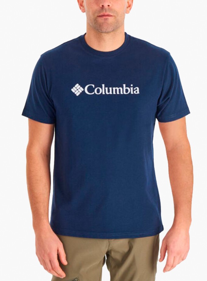 Columbia CS0287 CSC M Basic Big Logo Brushes SS Tee Erkek T-Shirt 9110141-466