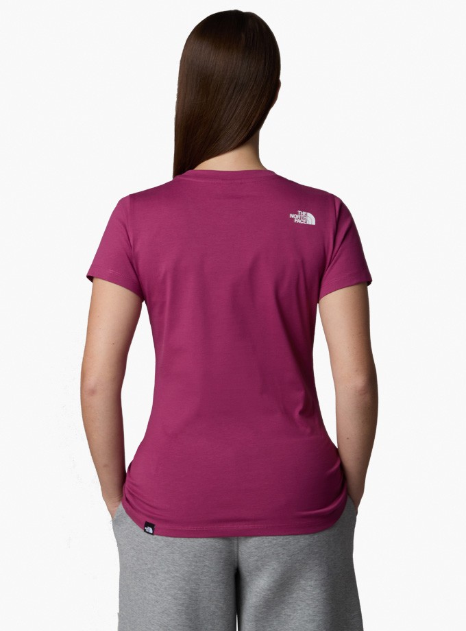North Face W S/S Simple Dome Slim Tee Kadın Outdoor Tişört NF0A87NH-6EO
