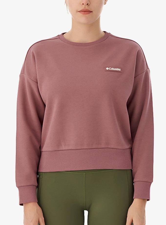 Columbia Cs0404 Csc W Marble Canyon Crop Sweatshirt Kadın Sweatshirt