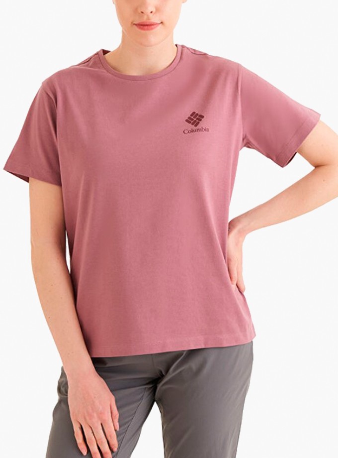 Columbia CS0316 CSC W Stacked Mini Gem Logo Kadın T-Shirt 9220131-609