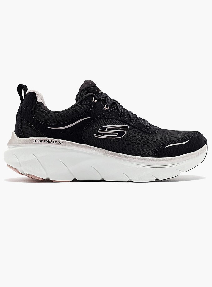 Skechers D'Lux Walker 2.0 Kadın Spor Ayakkabı 150103-BKRG