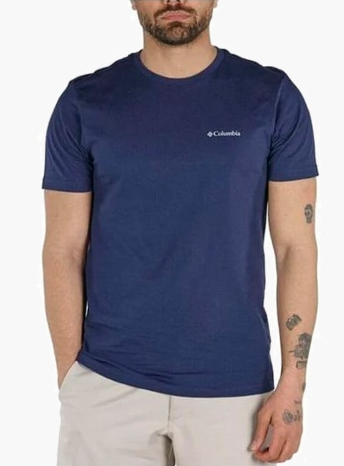 Columbia CS0282 CSC M Basic SM Logo Brushed SS Tee Erkek T-Shirt 9110151-466