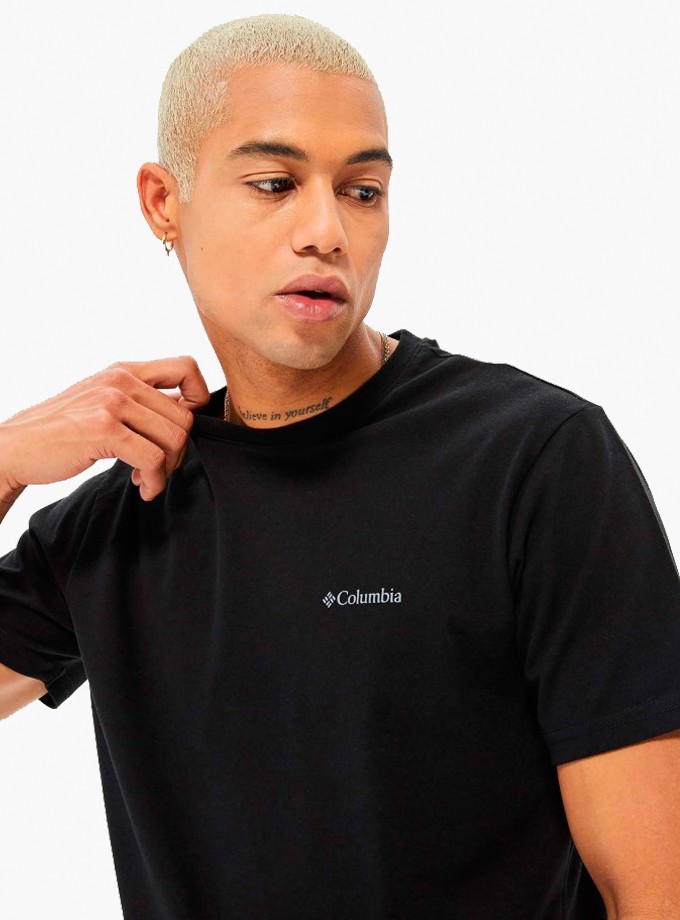 Columbia CS0282 CSC M Basic SM Logo Brushed SS Tee Erkek T-Shirt 9110151-010