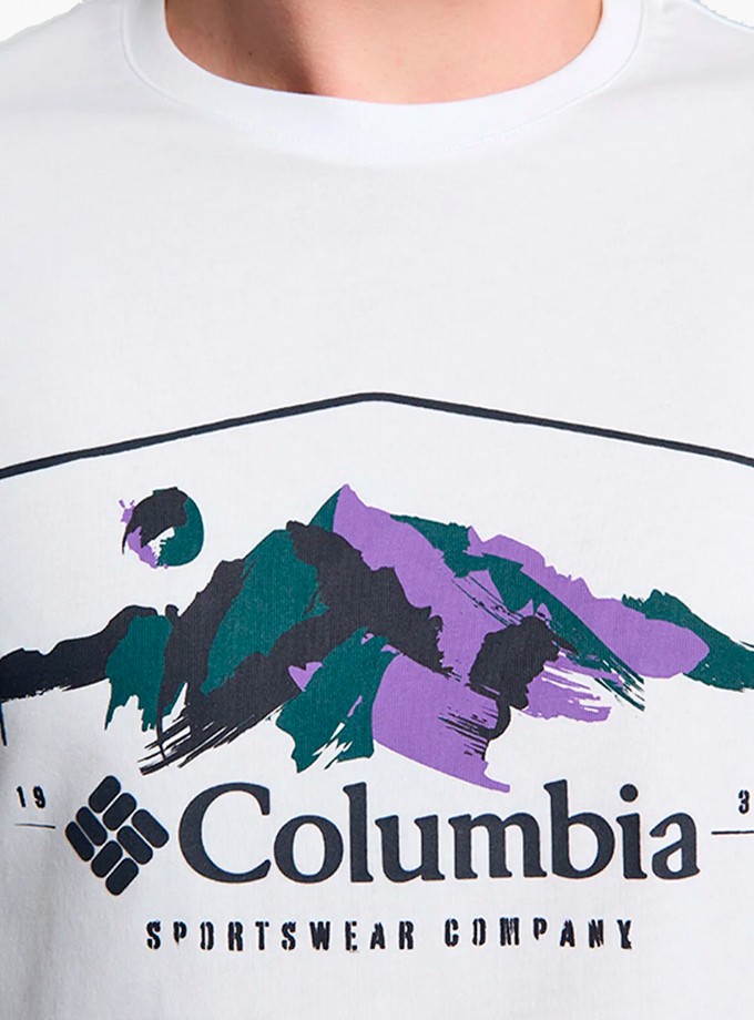 COLUMBIA CS0411 CSC M BRUSH WITH NATURE SS TEE Erkek T-Shirt 9110831-100