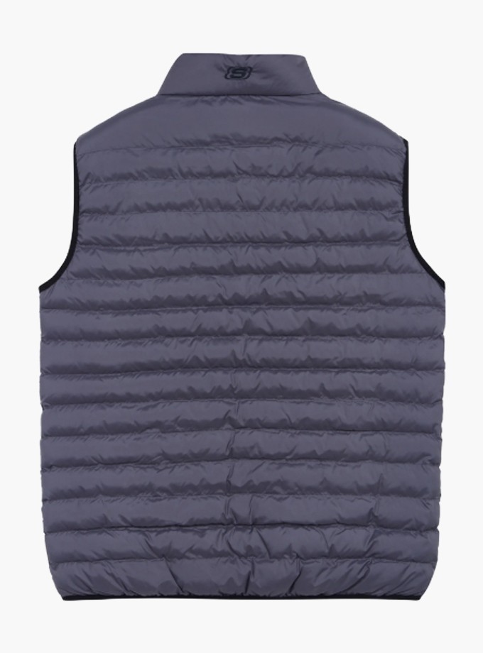 Skechers M Essential Vest Erkek Gri Yelek S202174-040