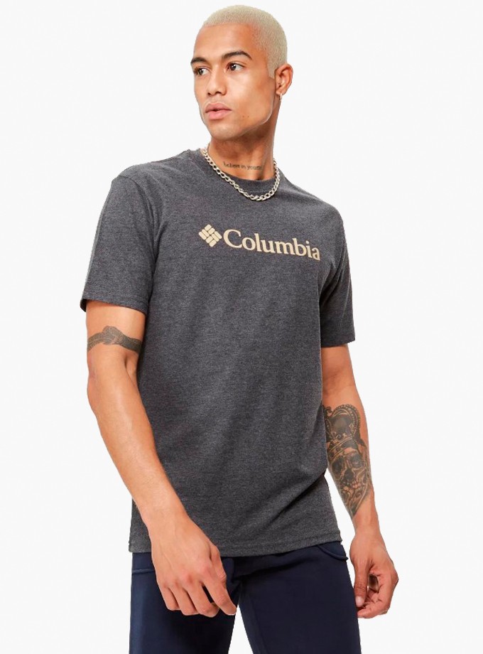 Columbia CS0287 CSC M Basic Big Logo Brushes SS Tee Erkek T-Shirt 9110141-012