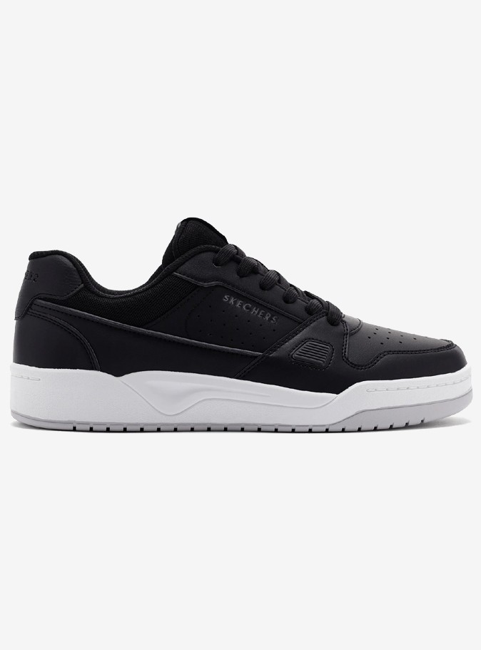 Skechers Koopa Tiebreak Low Erkek Günlük Ayakkabı 183250-BLK