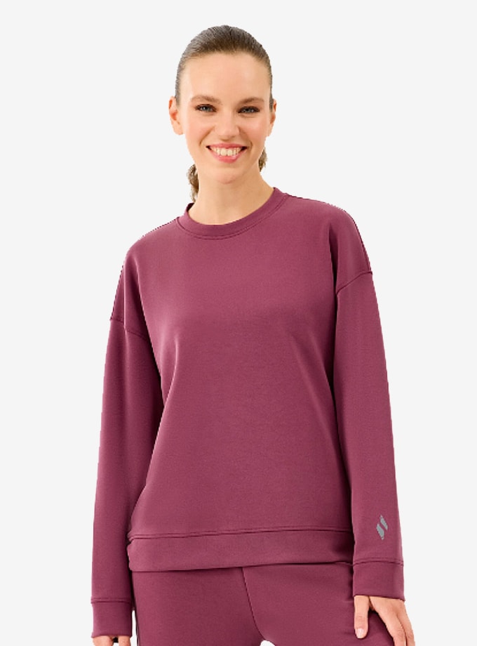 Skechers W Lounge Loose Crew Neck Kadın Sweatshirt