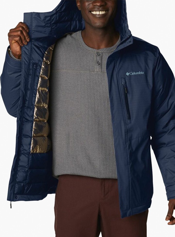 Columbia WM3085 Oak Harbor II Insulated Erkek Mont
