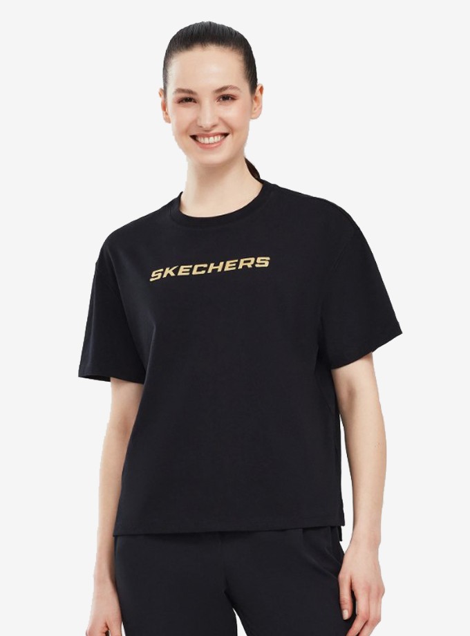 Skechers Graphic T-Shirt W Short Sleeve Kadın T-shirt S241012-001