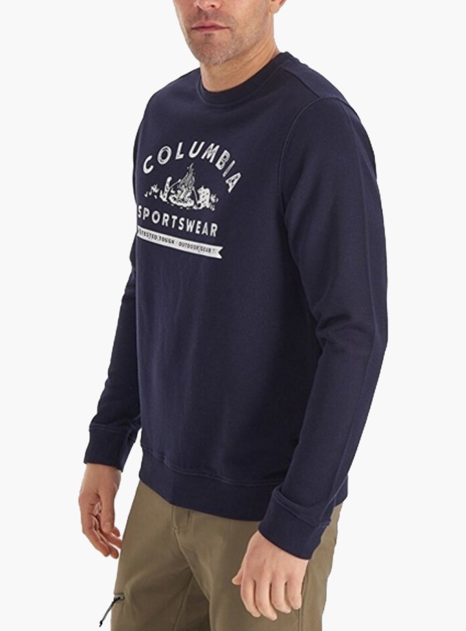 COLUMBIA CS0277 CSC M CAMPING ANIMALS CREW SWEATSHIRT 