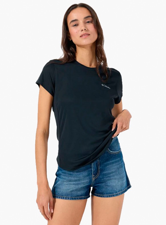 COLUMBIA AL8532 ZERO RULES LIGHT SS CREW Kadın T-Shirt 2131721-010