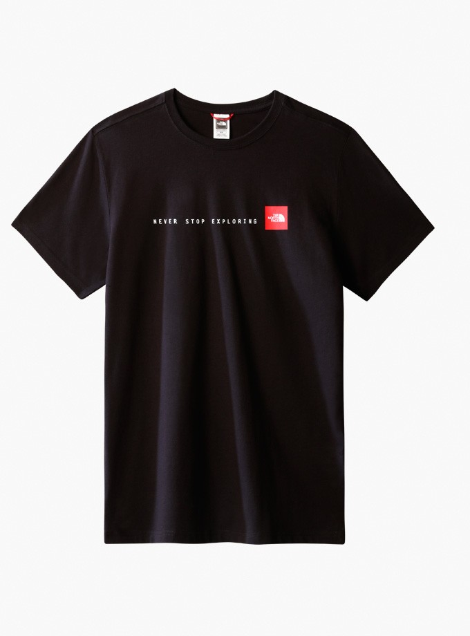 The North Face M Ss Never Stop Exploring Tee Erkek T-Shirt NF0A7X1M-JK3