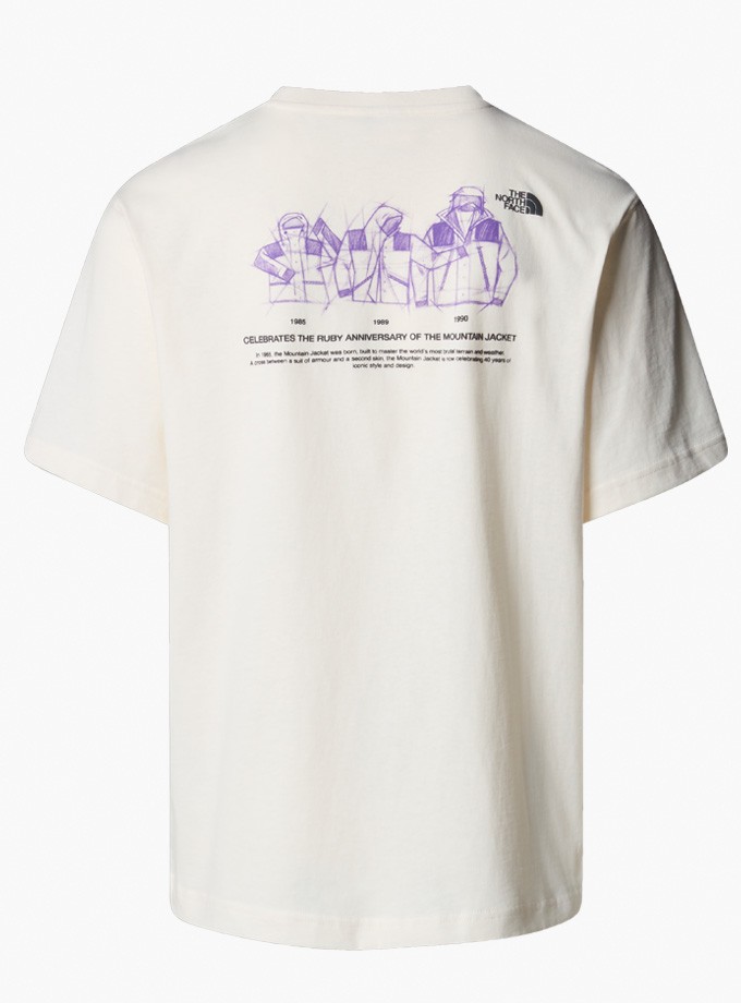 The North Face U S/S Mnt Jacket Anniversary Relaxed  Erkek T-Shirt NF0A8DN5-QLI