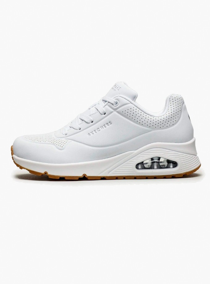 Skechers Uno Court Kadın Spor Ayakkabı 73690-WHT