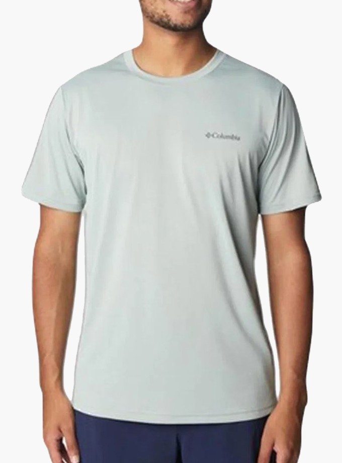 Columbia Centered Mini Logo Erkek Erkek T-Shirt 9120571-350