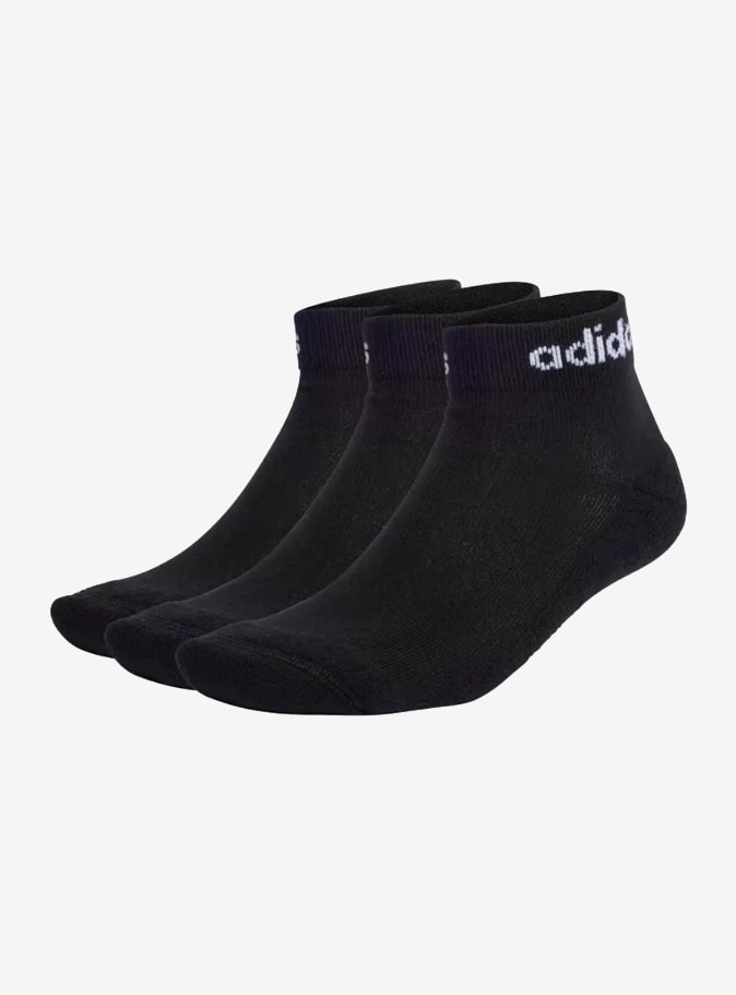 adidas Linear Ankle Cushioned Socks 3 Pairs