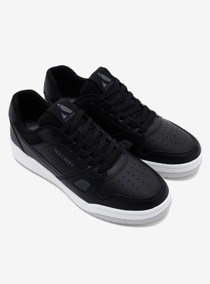 Skechers Koopa Tiebreak Low Erkek Günlük Ayakkabı 183250-BLK
