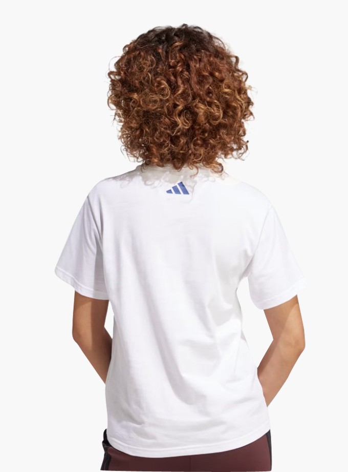 adidas White Illu Tee 2 Women's Kadın T-Shirt JJ4043