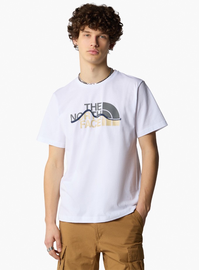 The North Face Mountain Line Tee Erkek T-Shirt NF0A87NT-FN4