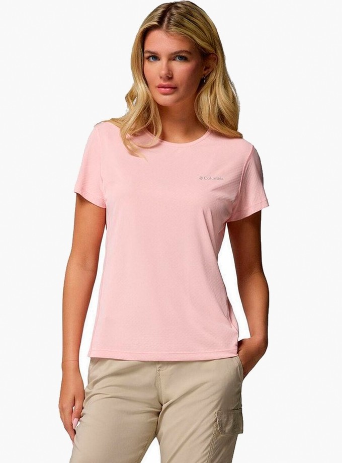 COLUMBIA AL8532 ZERO RULES LIGHT SS CREW Kadın T-Shirt 2131721-669