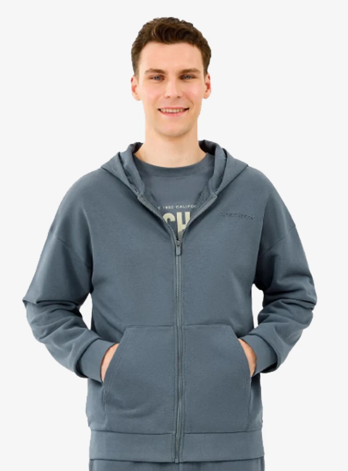 Skechers M Essential Full Zip Hoodie Erkek Sweatshirt S2610014-3998