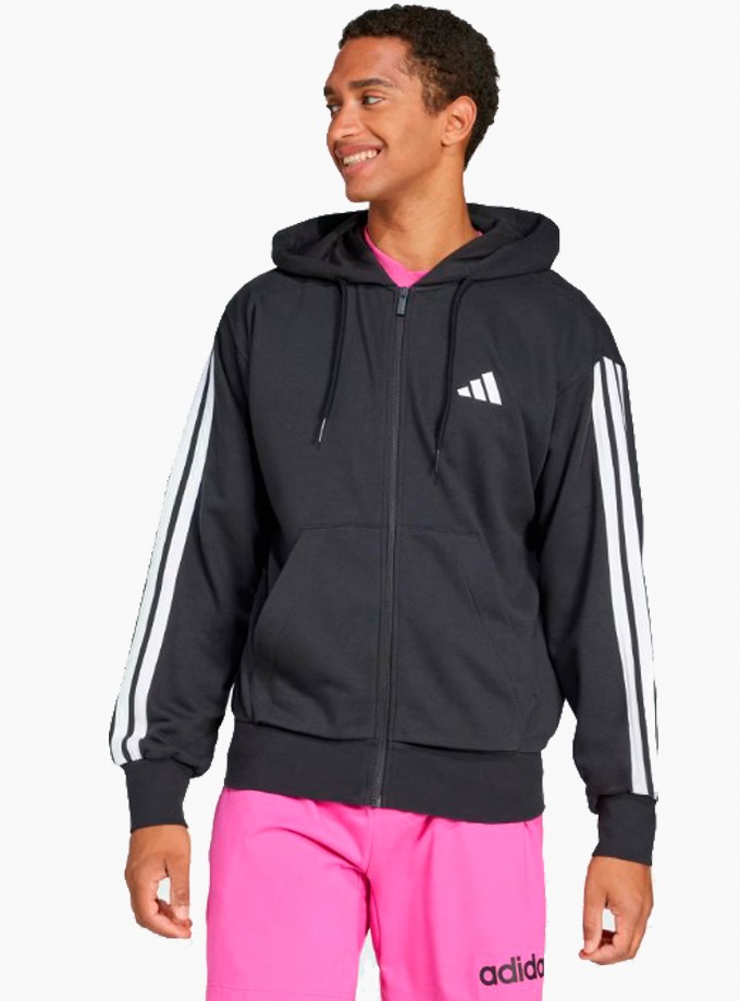 adidas M 3s Ft Fz Erkek Sweatshirt JD1877