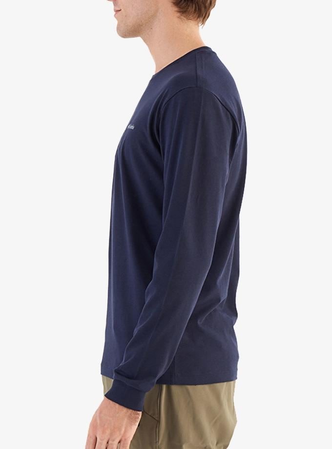 Columbia Columbia Cs0354 Csc M Basic Sm Logo Ls Tee Erkek Sweatshirt