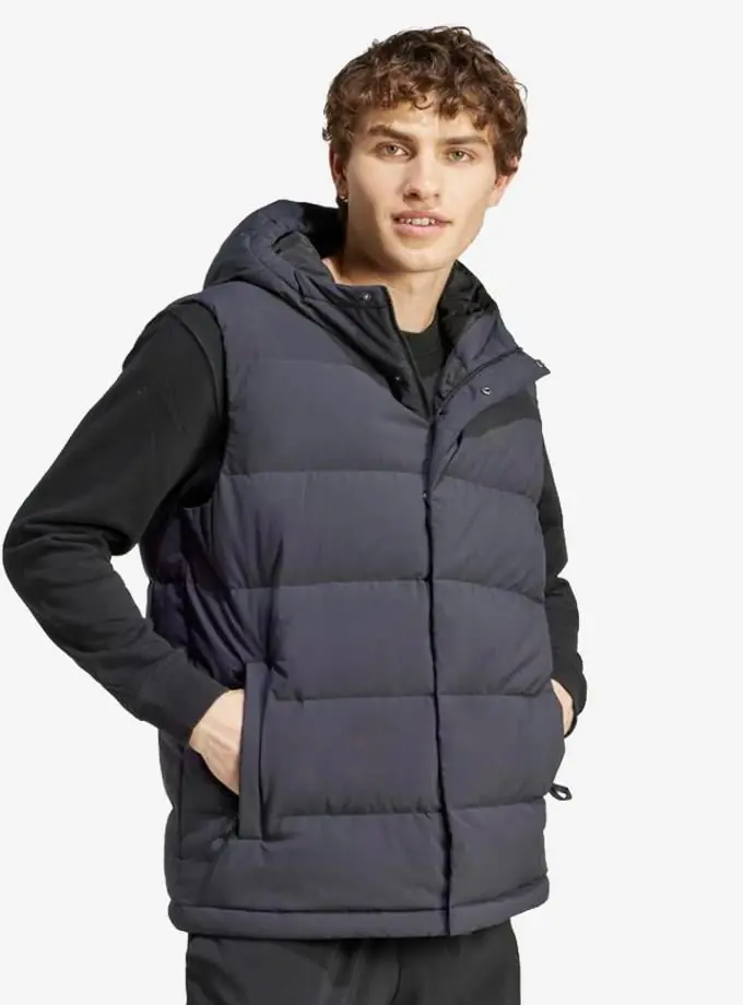 adidas Helionic Hooded Down Erkek Yelek IX8113 | Samuray Sport