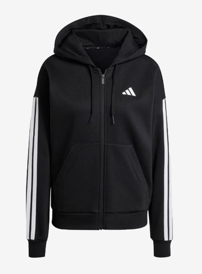 adidas Essentials 3-Stripes Full-Zip Fleece Kadın Ceket