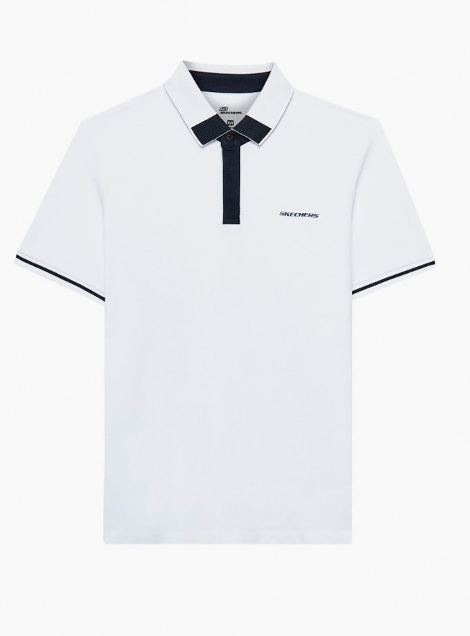 Skechers M Pop Up Detailed Erkek Polo T-Shirt S2510135-100