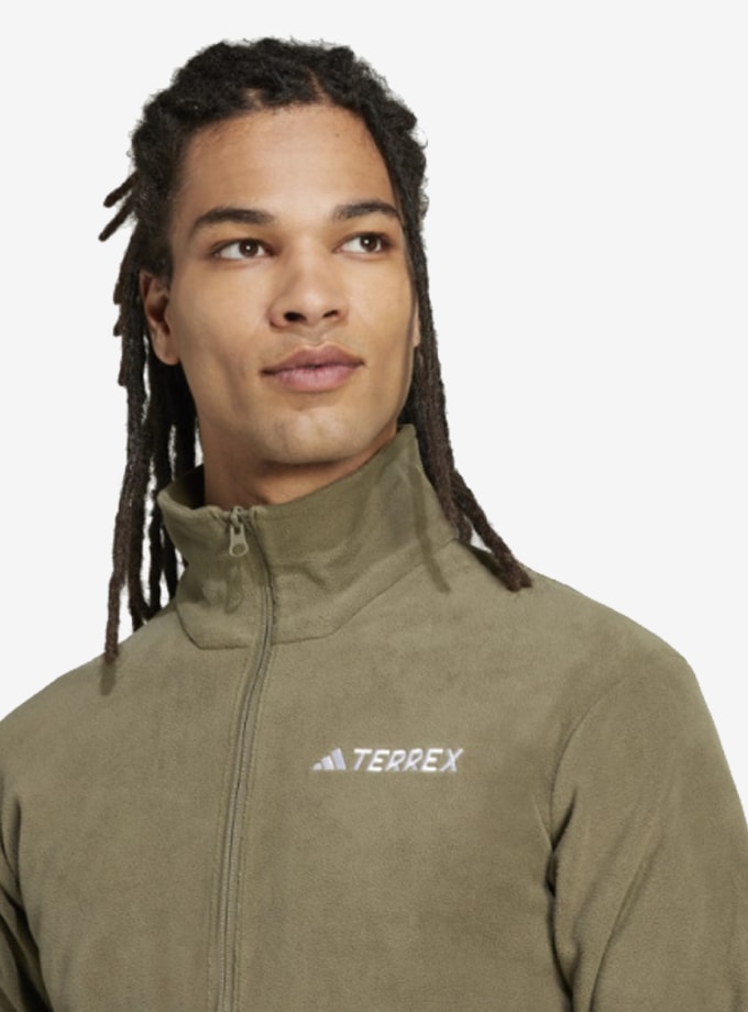 adidas Multi Essentials Full-Zip Fleece Erkek Polar