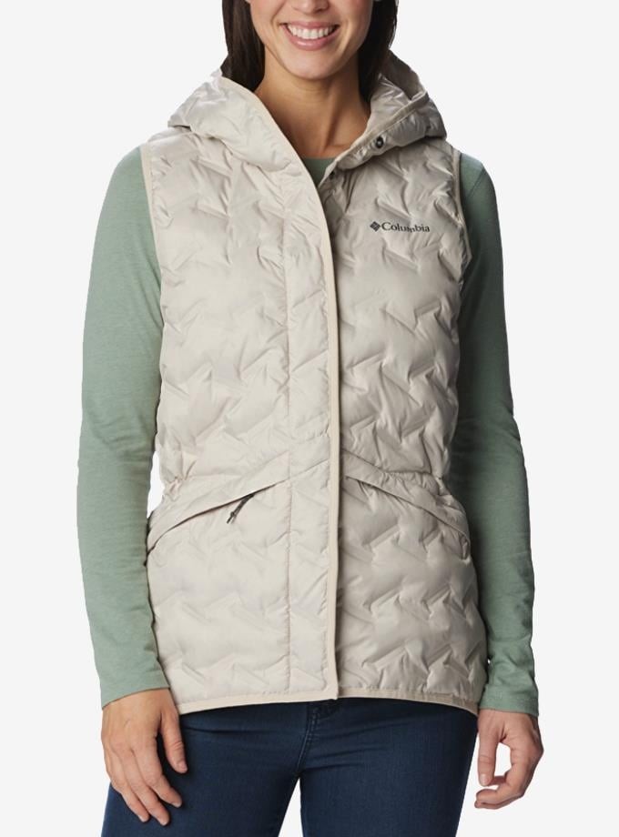 COLUMBIA WK8716 DELTA RIDGE II DOWN HOODED VEST