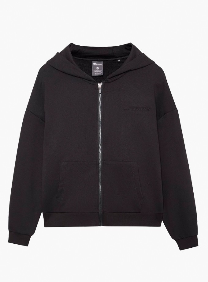 Skechers W Essential Full Zip Hoodie Kadın Sweatshirt S242117-001