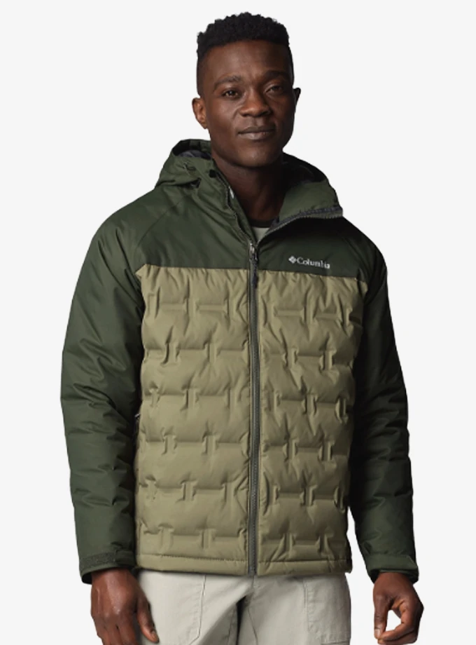 Columbia WM7857 Grand Trek III Down Kapüşonlu Erkek Kaz Tüyü Mont 2086111-397