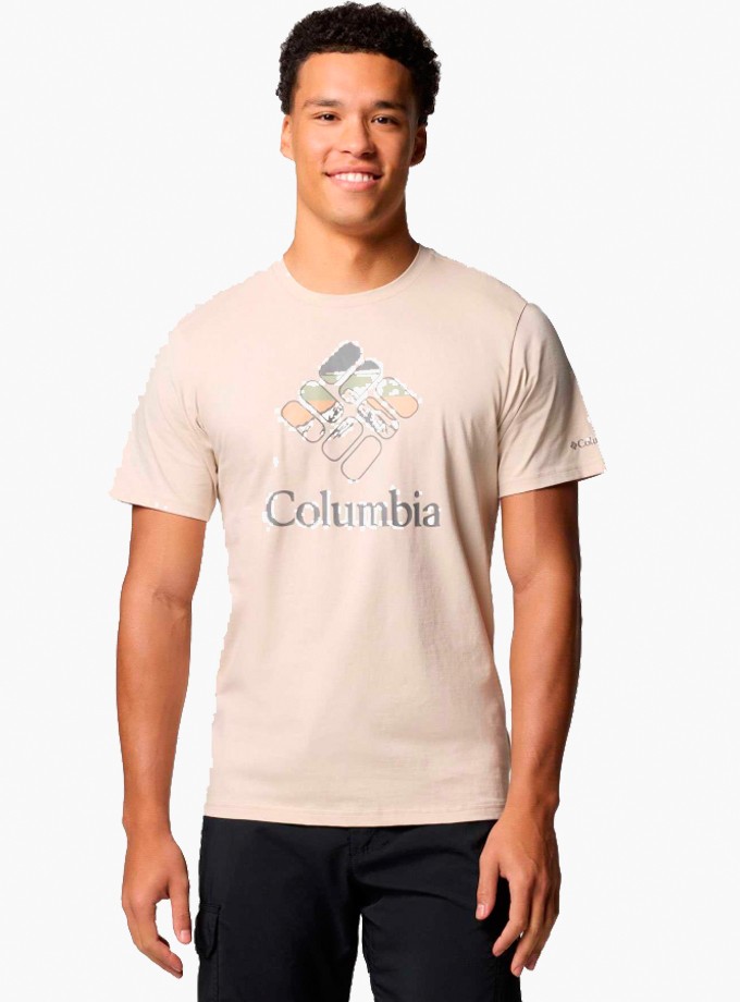 COLUMBIA CS0413 CSC M HEAVENLY STACKED GEM SS TEE Erkek T-Shirt 9110851-278