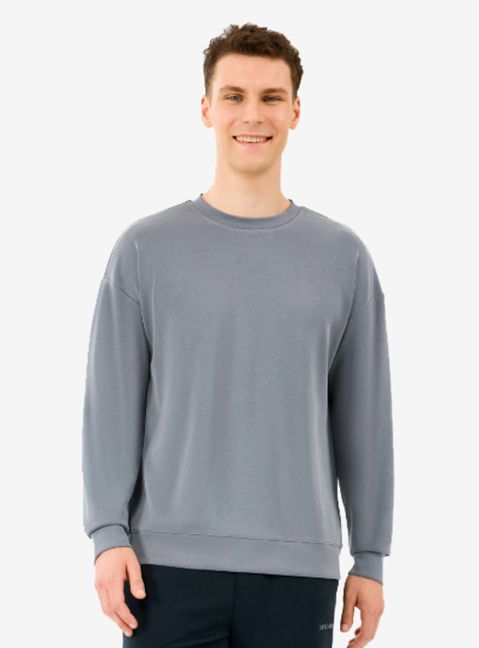 Skechers M Loose Crewneck Erkek Sweatshirt 