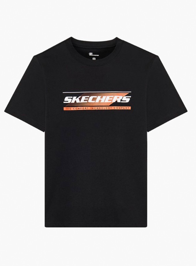 Skechers M Lightwieght Graphic Tee Erkek T-Shirt S2510164-001