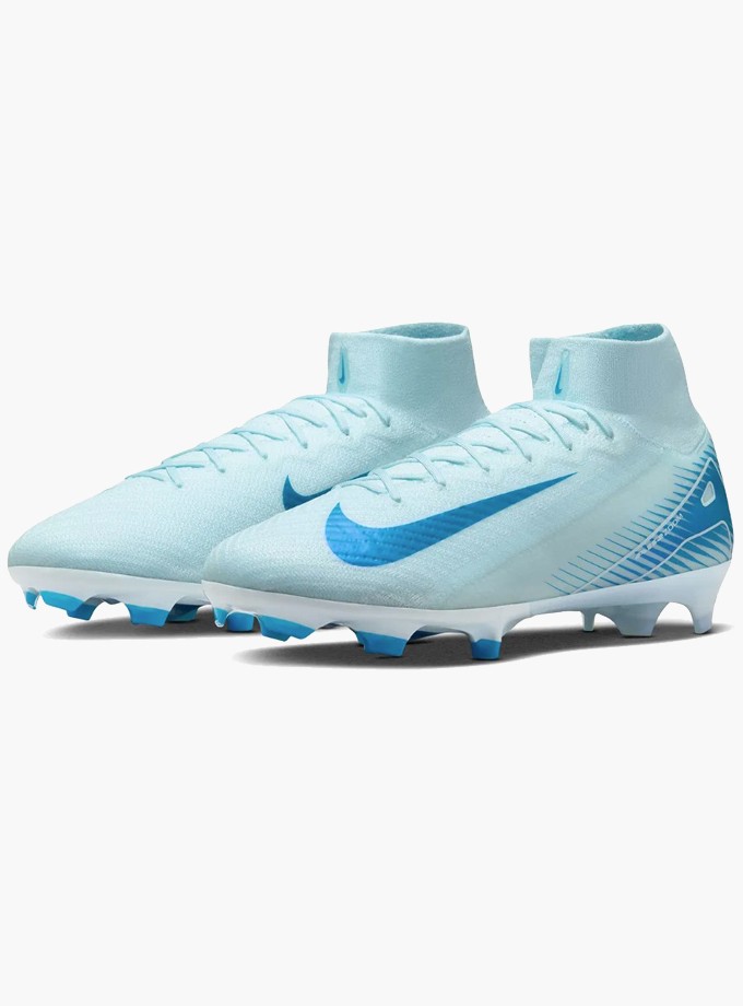 Nike Mercurial Superfly 10 Zoom Elite Fg Erkek Mavi Futbol Kramponu