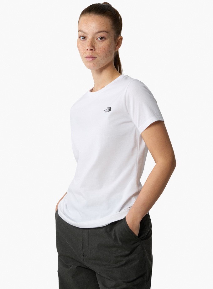 North Face W S/S Simple Dome Slim Tee Kadın Outdoor Tişört NF0A87NH-FN4