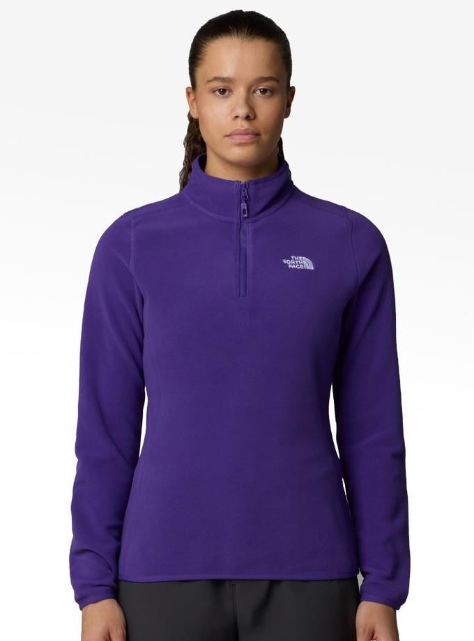 The North Face W 100 Glacier 1/4 Zip Kadın Polar