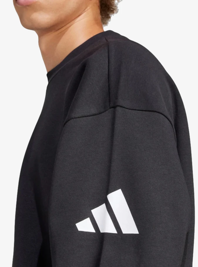 adidas JF3542 Felpa Girocollo Essentials Loose Erkek Sweatshirt