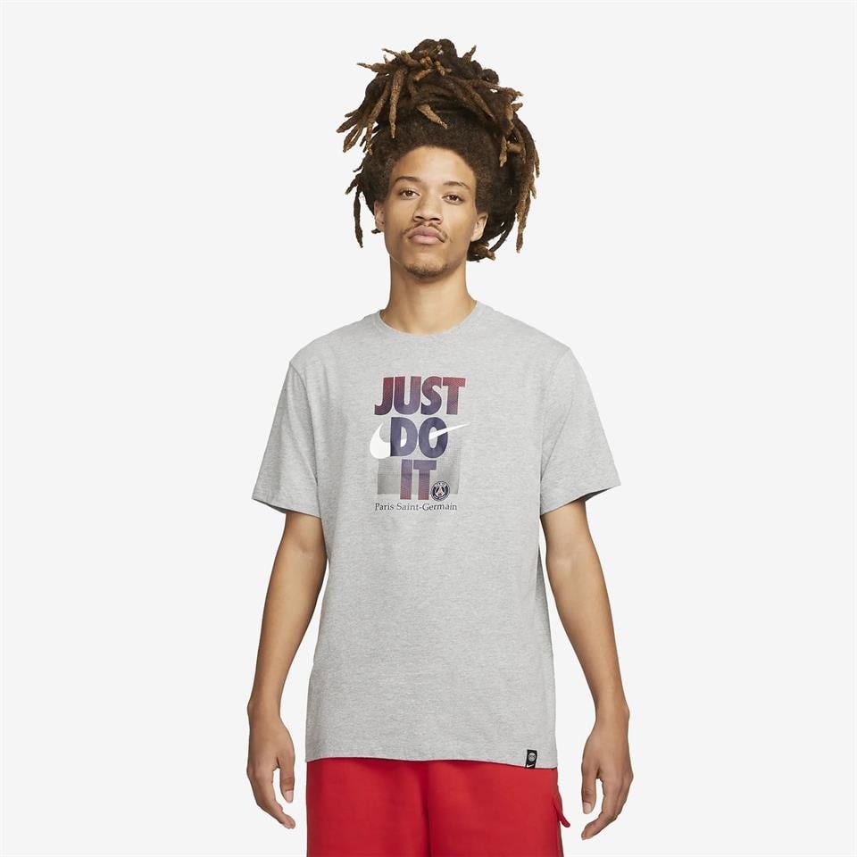 Nike Paris Saint-Germain Mens Just Do It Tee Erkek Futbol Tişörtü