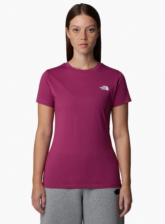 North Face W S/S Simple Dome Slim Tee Kadın Outdoor Tişört NF0A87NH-6EO