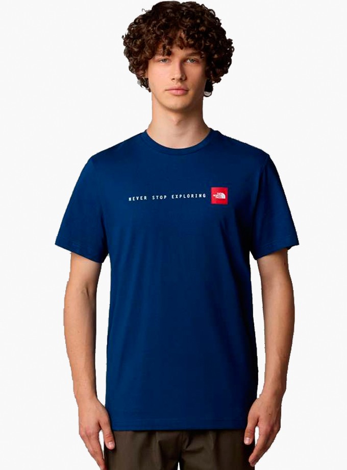 The North Face M Ss Never Stop Exploring Tee Erkek T-Shirt NF0A87NS-D1R