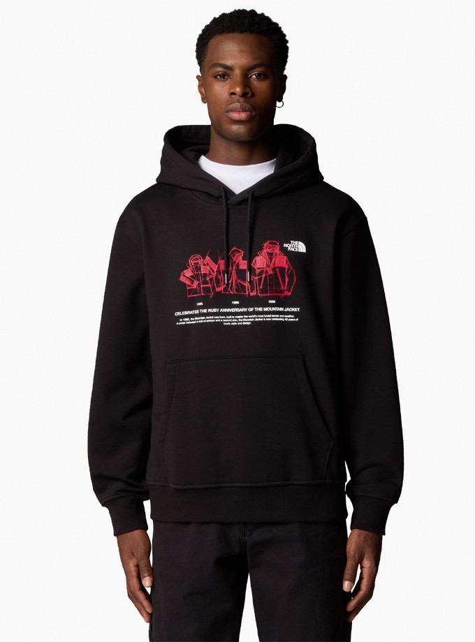The North Face  U Mnt Jacket Anniversary Relaxed Hoodie Erkek Sweatshirt NF0A8DN7-JK3