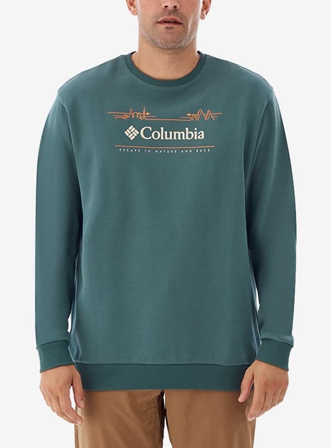 Columbia Cs0329 Csc M Nature And Back Crew Sweatshirt Erkek Sweatshirt