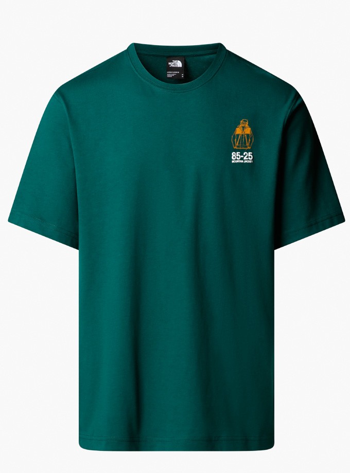 The North Face U S/S Mnt Jacket Anniversary Relaxed Erkek T-Shirt NF0A8DN5-6GI