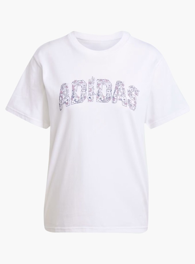 adidas White Illu Tee 2 Women's Kadın T-Shirt JJ4043