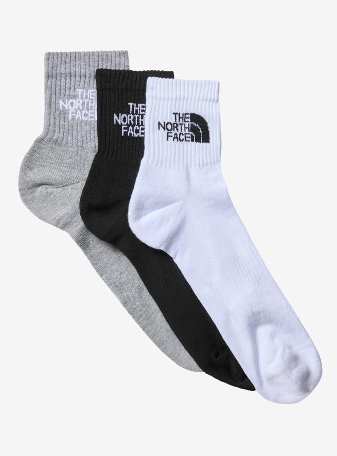 North Face Multi Sport Cush Quarter Sock 3P Unisex Çorap